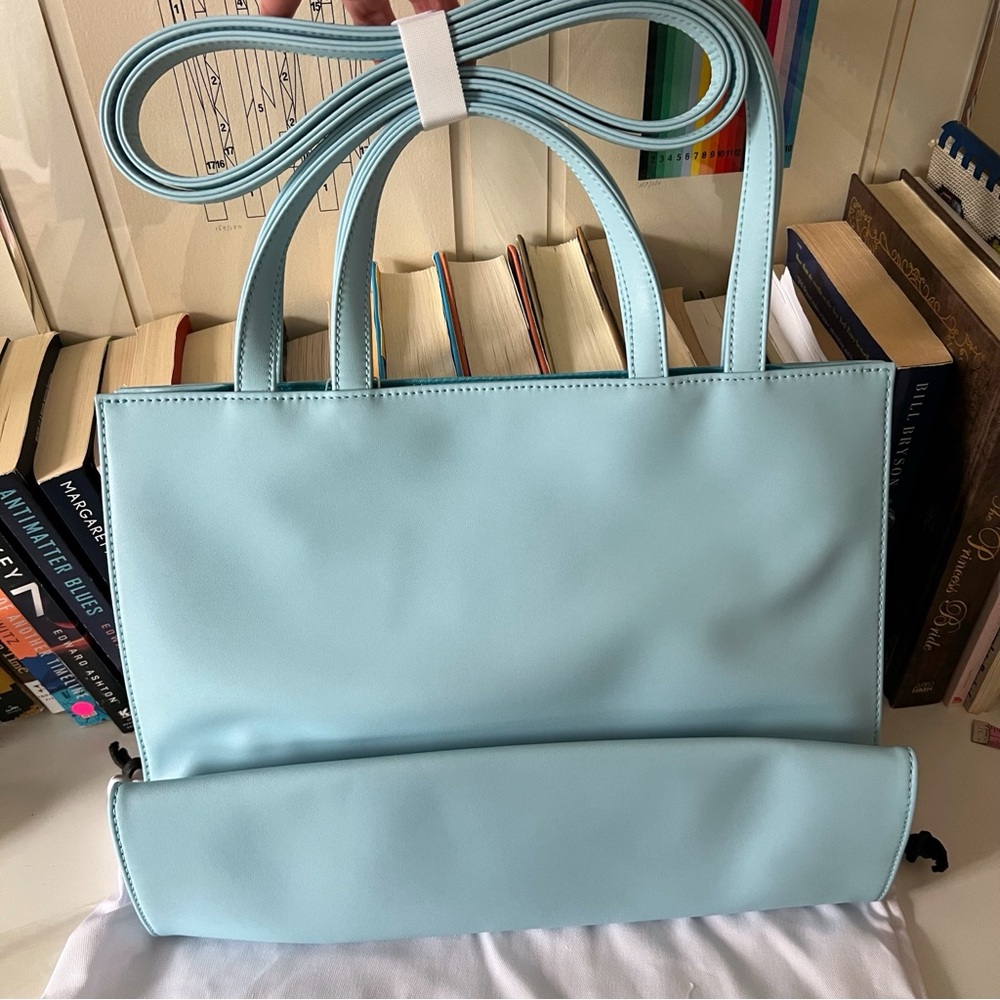 NWT Telfar Medium Pool Blue Shopping Bag - Picture 4 of 7